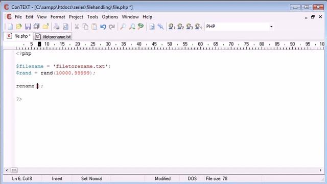 86 File Handling Deleting and Renaming Files Part 2 PHP Tutorials смотреть онлайн