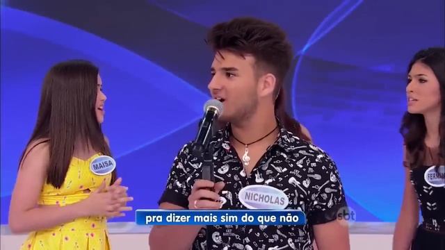 Gustavo Daneluz - Programa Silvio Santos 15.11.15 Não Erre a Letra (Parte 2) смотреть онлайн