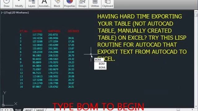 export autocad text to excel смотреть онлайн