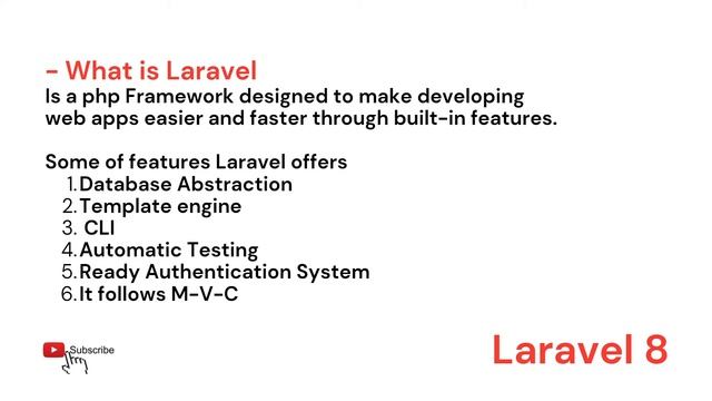 Laravel 8 - #01 - Introduction to Laravel 8 Framework | SURVTECH смотреть онлайн