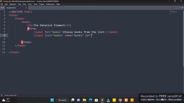 HTML DATALIST ELEMENT CREATION | HTML DATALIST TAG EXAMPLE |HTML DATALIST TAG CSS | DATALIST OPTIO смотреть онлайн