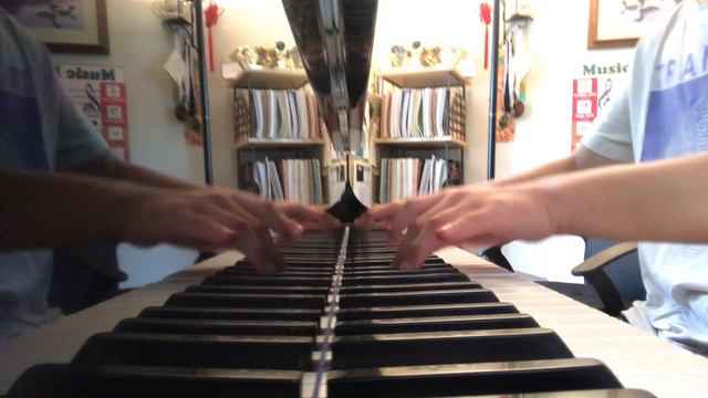 Giorno's Theme from JoJo's Bizzare Adventure: Golden Wind but only the good part is in - piano смотреть онлайн