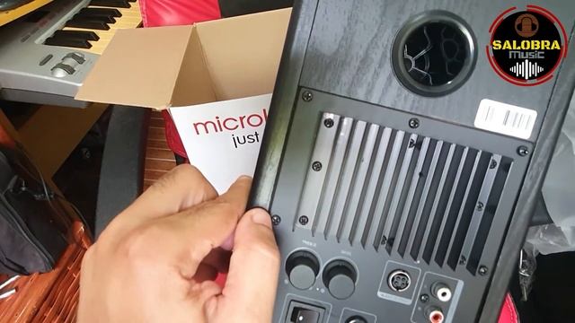 UNBOXING CAIXA MULTIMÍDIA MICROLAB B77BT  MONITOR DE AUDIO