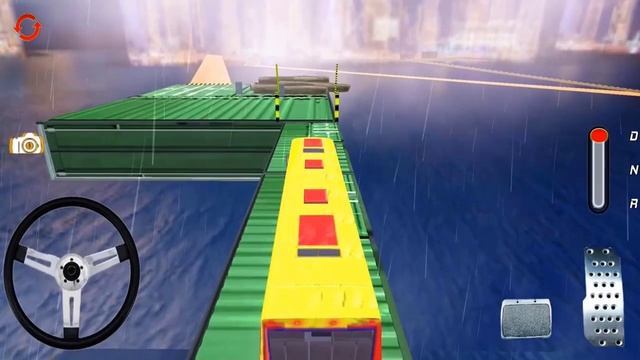 Impossible Bus Driver Sky Tracks - Bus Driving Simulator 3D #1 – Android Gameplay смотреть онлайн