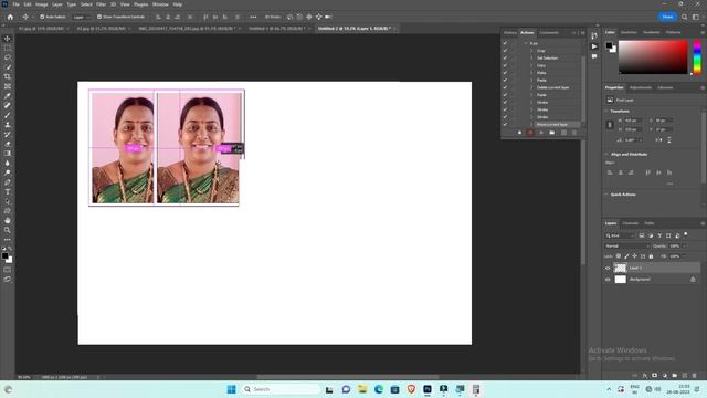 Creating Passport Size Photos in Photoshop from Mobile Phone Snaps Step-by-Step Tutorial смотреть онлайн