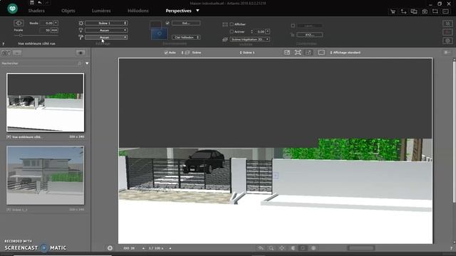 Comment régler les perspectives et points de vue dans Artlantis смотреть онлайн