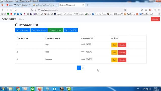แจกฟรี โค้ด PHP PDO CRUD Login Modal+กำหนดสิทธิ์ Admin User смотреть онлайн