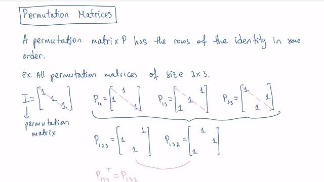 Permutation Matrices смотреть онлайн
