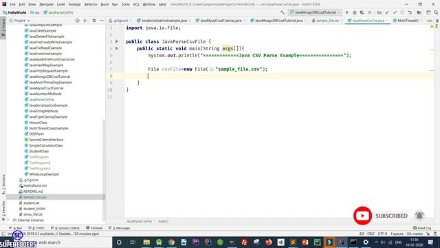 Java CSV Parser Tutorial Part 18 | How to Parse CSV File in Java смотреть онлайн