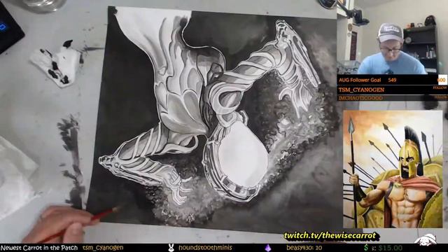 Warframe MAG Painting Timelapse смотреть онлайн