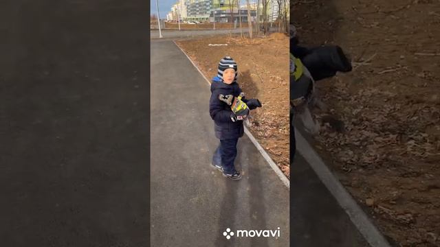 Осенний VLOG Веселая прогулка по лесу с Басиком и Шустрики смотреть онлайн
