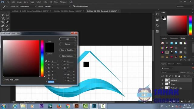 Photoshop Tutorial | Logo Design | House Builder смотреть онлайн