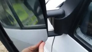 Как легко снимаем зеркало с Мерседес Спринтер.How easy it is to remove the mirror from  Sprinter