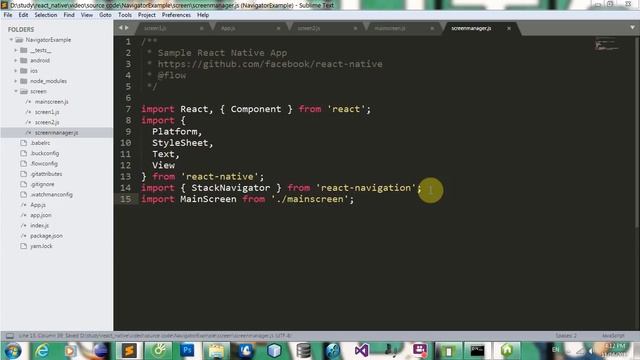#4 How to change screen using Navigator in React Native смотреть онлайн