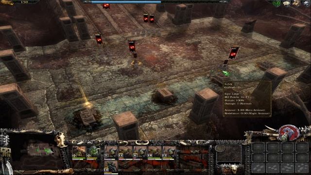 The WAAAGH! is back! Mark of Chaos: Battle March Greenskins/Dark Elves Hard Campaign Ep. 1 смотреть онлайн