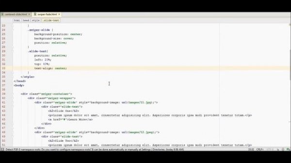 Swiper Slider Tutorial - Part Thirteen | Swiper Slider Fade Effects | Quick Implementation