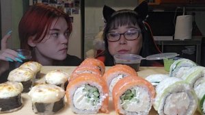 Мукбанг | Суши и Роллы | Обжор Асмр