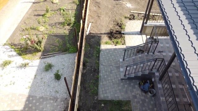 Забор на бетонной ленте из профлиста, в Анапе (ст. Гостагаевская) смотреть онлайн