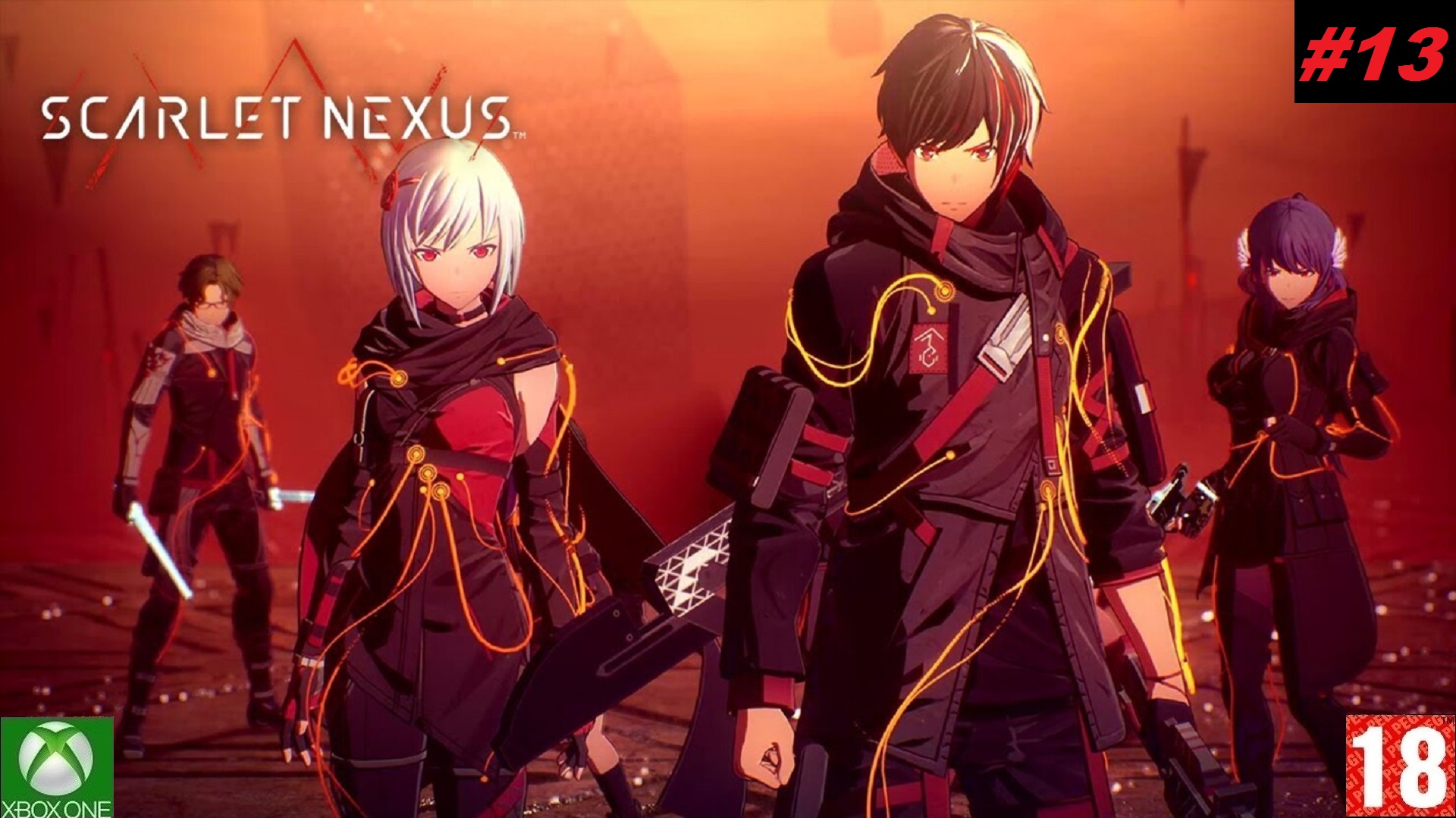 Scarlet Nexus (Xbox One) - Прохождение - #13, за Касане Рэндалл (без комментариев)