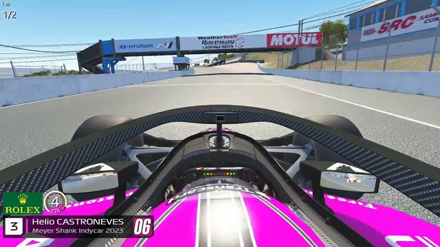 Indycar 2023 Vs F1 2023 At Laguna Seca Circuit