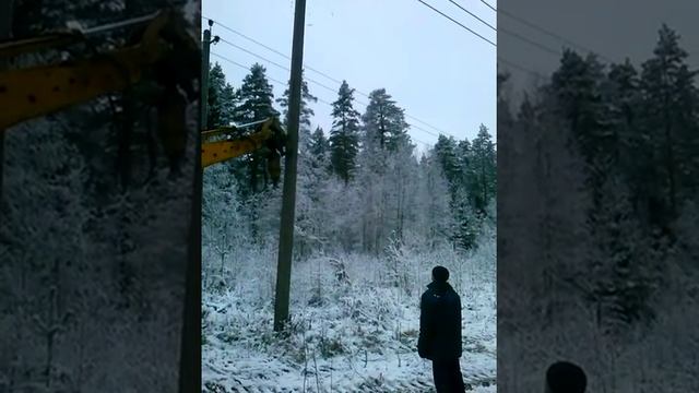 как правильно валить бетонные столбы смотреть онлайн