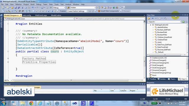 Simple Entity Framework Query in ASP.NET Web Application смотреть онлайн