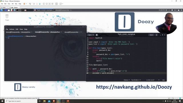 Python - MD5 Hash Cracker Script - Learning Fun for beginners смотреть онлайн
