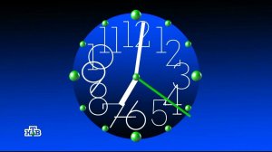 Скринсейвер часов телеканала НТВ (1997-1998)