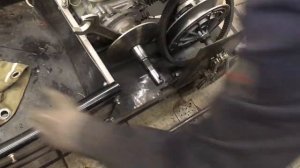 Снятие Вариатора на мотобуксировщике Чинук