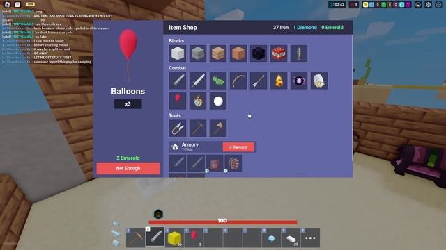 NEW Warden Kit.. (Roblox Bedwars) смотреть онлайн