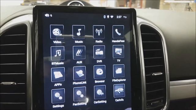 Installation Tesla Style Navigation android backup camera Porsche Cayenne смотреть онлайн