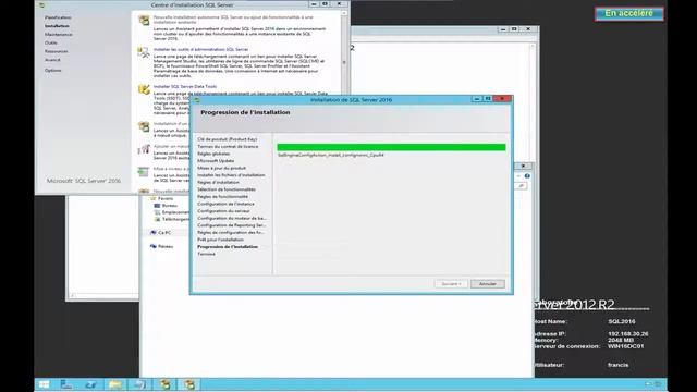 Installation d'un serveur SQL 2016 YouTube смотреть онлайн