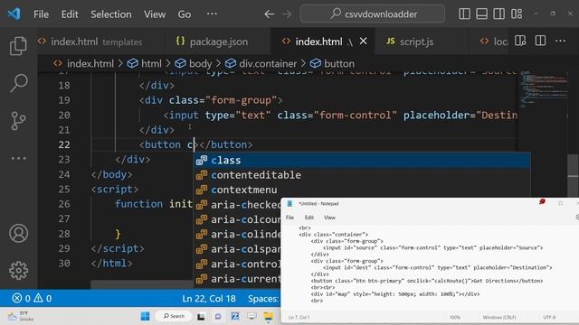 Javascript Google Directions API Example to Display Routes Between Two Locations in Google Maps смотреть онлайн