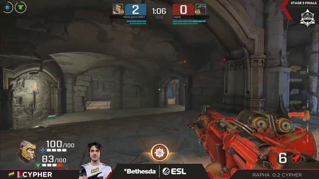 Rapha vs Cypher - Quake Pro League - Stage 3 Finals Day 3 смотреть онлайн