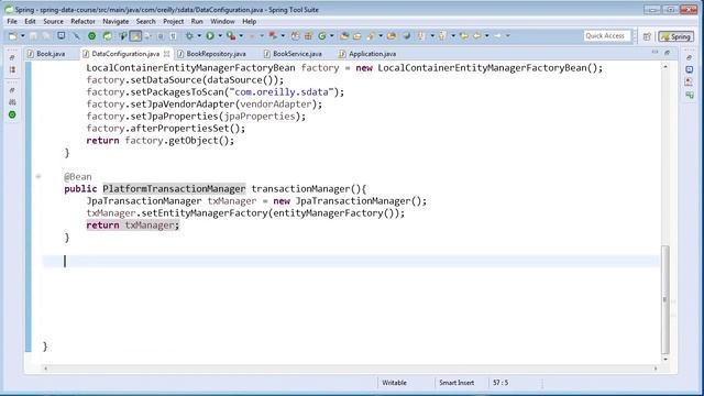 Spring Data for Java Developers | Bootstrapping A Java Configuration смотреть онлайн