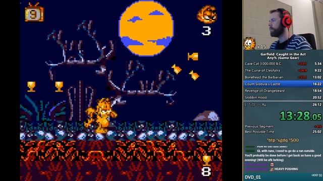 Garfield: Caught in the Act (Game Gear) - Any% - 25:25 смотреть онлайн