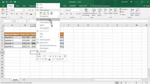 Microsoft Excel - How to copy cells in various formats, including transpose смотреть онлайн