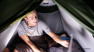 Палатка ARPENAZ 2 green для новичка (Классическая палатка на дугах от QUECHUA) | Декатлон