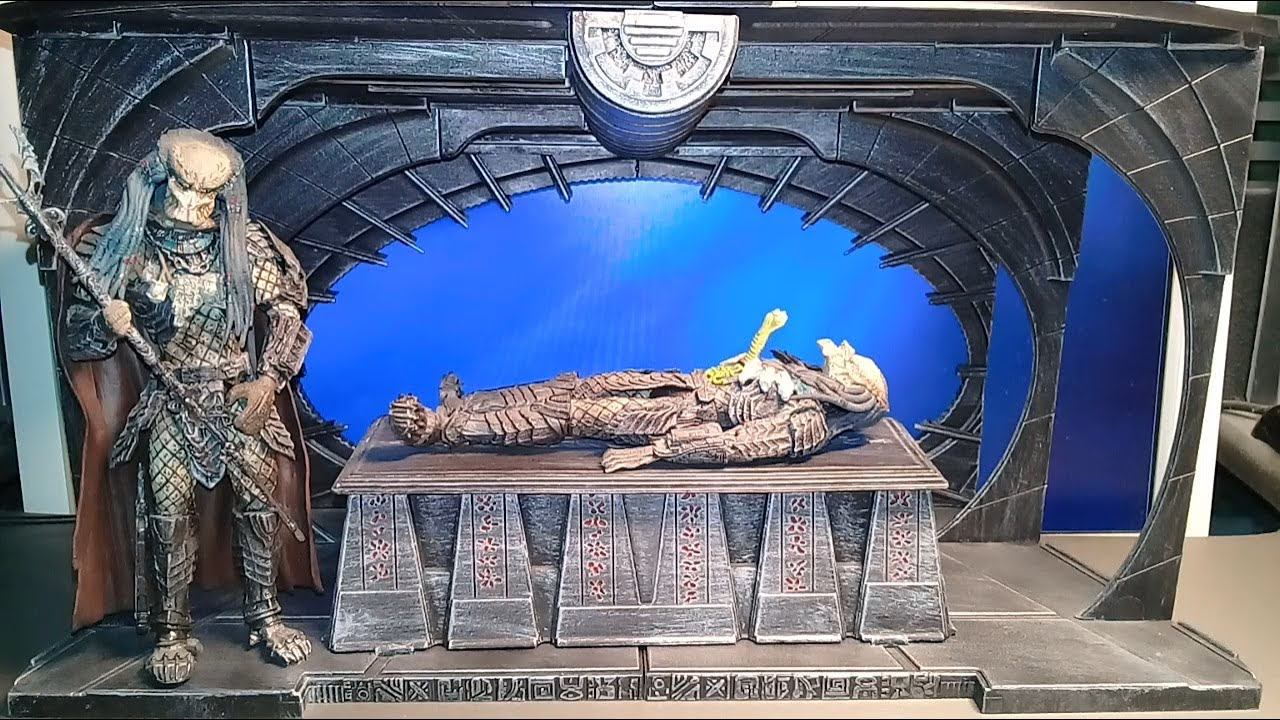 Review! 2005 McFarlane Aliens Vs Predator Birth Of The Hybrid Playset! смотреть онлайн