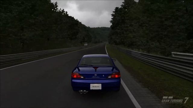 GT7, Nordschleife, Nissan S15 (stock), Rain, PS4 смотреть онлайн