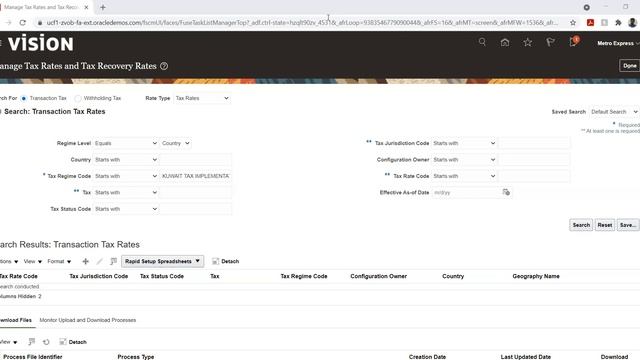 Oracle Functional Fusion - Tax Rules setup смотреть онлайн