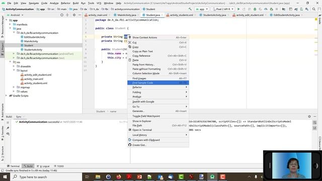 Android-Tutorial - App-Entwicklung mit Java: Kommunikation und einfache Navigation von Aktivitäten смотреть онлайн