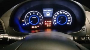 Hyundai Solaris TPMS без датчиков - первое включение