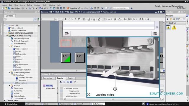 TIA Portal. HMI проект смотреть онлайн