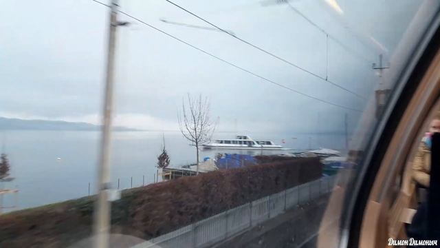 Обзор на двухэтажный поезд Siemens и поездка | SBB RABe 514 DTZ | SBB CFF FFS | Швейцарские ЖД смотреть онлайн