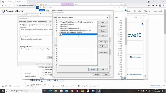 Windows 10 x64, Apache Netbeans, JDK смотреть онлайн