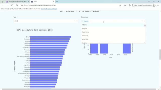 Réalisation d'un Dashboard avec les frameworks Dash et Plotly de Python смотреть онлайн