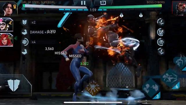 Gearless Girl of Steel Supergirl Test. Heroic 7 Cyborg Oneshot. DN Solo Raid. Injustice 2 Mobile смотреть онлайн