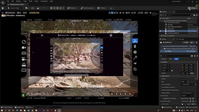 Unreal Engine 5.1 Virtual Camera via live link II Tutorial II Iphone 14 pro max смотреть онлайн