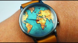 Часы для путешествий красивые кварцевые из Китая! Распаковка и обзор! Посылка с Алиэкспресс!